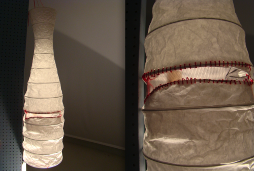 broken paper lamp